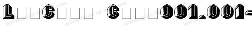 LeeCaps Caps001.001字体转换